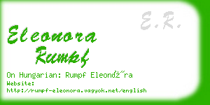 eleonora rumpf business card